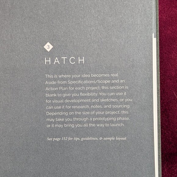 Hatch Notebook for Makers & Entrepreneurs - Planning Journal - NWOT - Picture 9 of 15